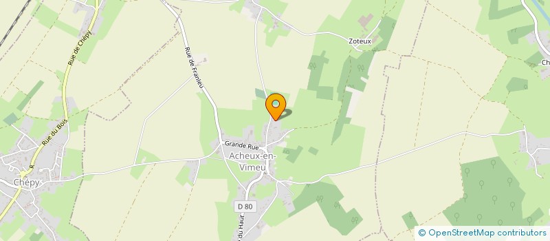 localisation de l'entreprise NICOLAS CAYEUX  ACHEUX-EN-VIMEU
