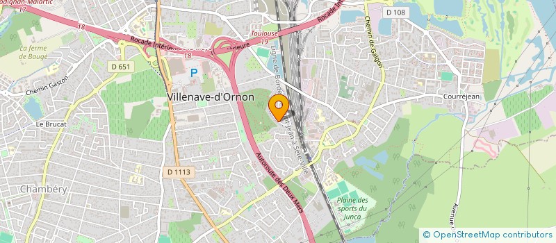 localisation de l'entreprise NICOLAS CAZILLAC ENGINEERING  VILLENAVE-D'ORNON