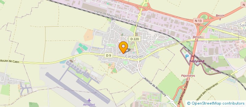 localisation de l'entreprise NICOLAS CHAUSSOIS DESIGN  CARPIQUET