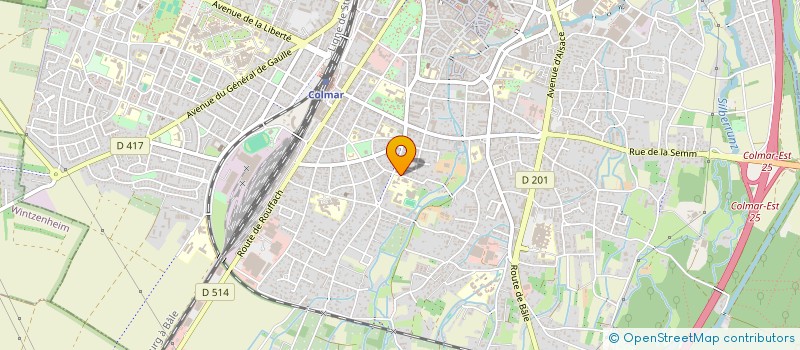 localisation de l'entreprise NICOLAS CHIODETTI  COLMAR