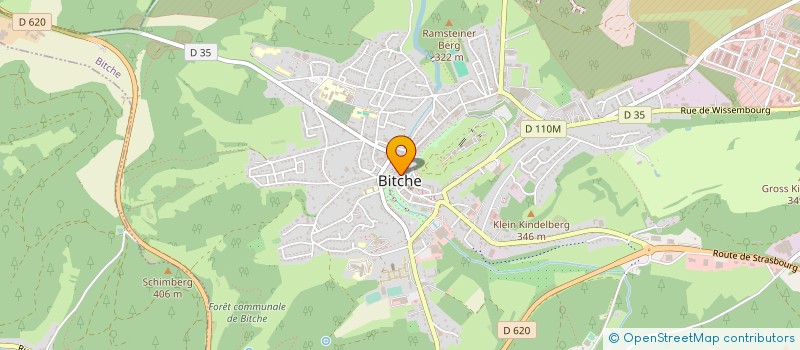 localisation de l'entreprise NICOLAS COIFFEURS  BITCHE