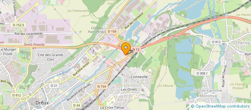 localisation de l'entreprise NICOLAS CORREA FRANCE SARL  DREUX
