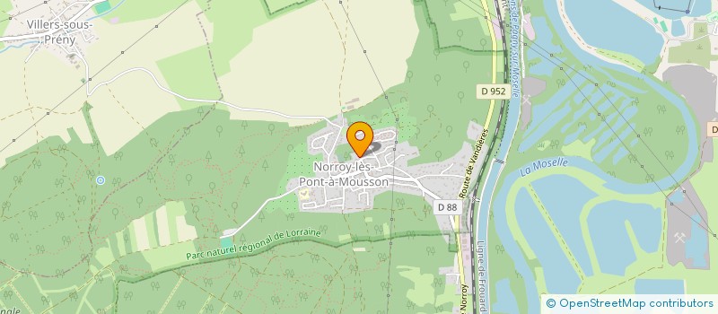 localisation de l'entreprise NICOLAS D  NORROY-LES-PONT-A-MOUSSON