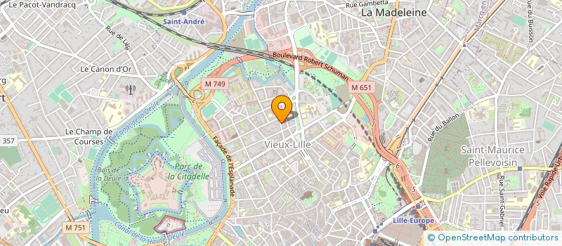 localisation de l'entreprise NICOLAS DEFRANCE ET MARINE LEDUC, HUISSIERS DE JUSTICE ASSOCIES à LILLE
