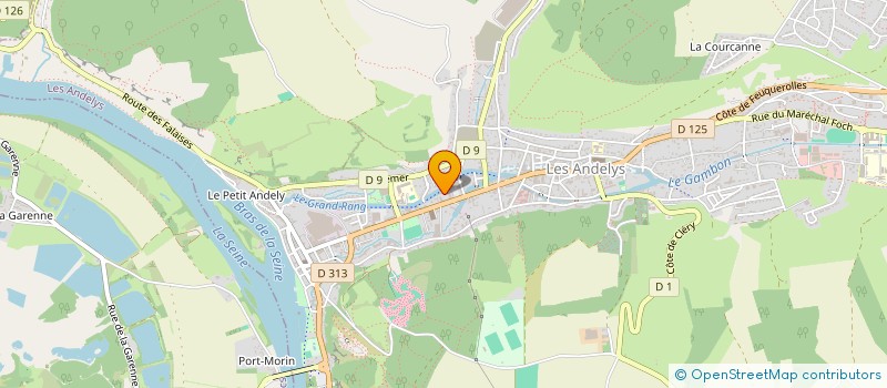 localisation de l'entreprise NICOLAS DESLOUS  LES ANDELYS