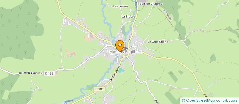 localisation de l'entreprise NICOLAS DESOINDRE  MOULINS-ENGILBERT