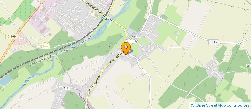 localisation de l'entreprise NICOLAS DINE PEINTURE  DISSAY