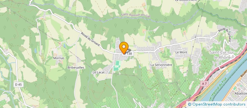 localisation de l'entreprise NICOLAS DOCKES CONSEIL FORMATION GESTION DE PROJETS  SAINT-CYR-SUR-LE-RHONE