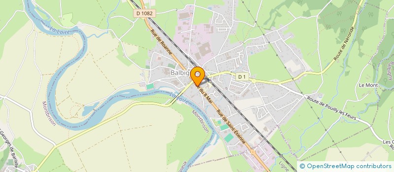 localisation de l'entreprise NICOLAS DUPRE IMMOBILIER  BALBIGNY