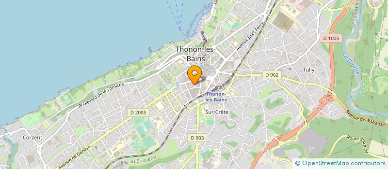 localisation de l'entreprise NICOLAS DUTRUEL à THONON-LES-BAINS