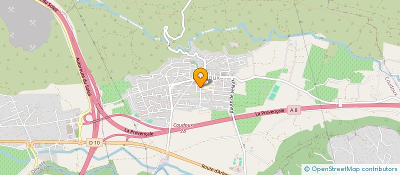 localisation de l'entreprise NICOLAS ENVIRONNEMENT à COUDOUX