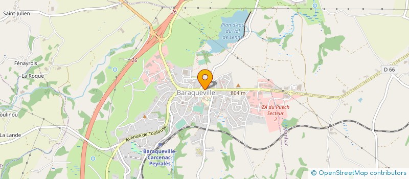 localisation de l'entreprise NICOLAS ESCOT ET AUDE-LINE FAUX-ESCOT, NOTAIRES ASSOCIES D'UNE SOCIETE CIVILE PROFESSIONNELLE TITULAIRE D'UN OFFICE  BARAQUEVILLE