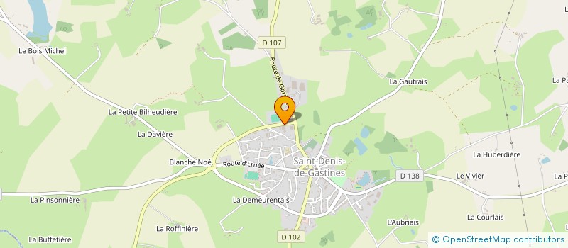 localisation de l'entreprise NICOLAS ET CARINE L.  SAINT-DENIS-DE-GASTINES