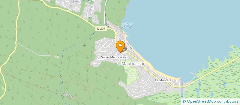 localisation de l'entreprise NICOLAS ET CAROLINE DAURIAC  CARCANS