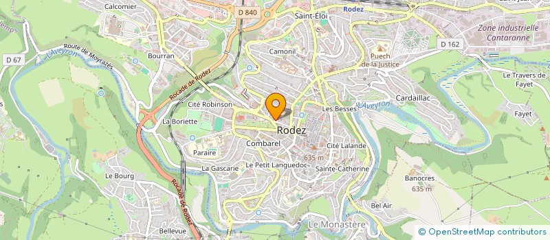 localisation de l'entreprise NICOLAS ET DELPHINE RIMLINGER  RODEZ