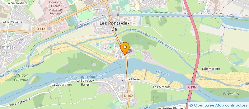 localisation de l'entreprise NICOLAS ET EMMANUEL SCHUBERT à LES PONTS-DE-CE