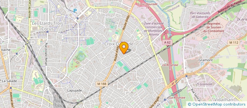 localisation de l'entreprise NICOLAS ET THIBAULT LAURENT à TOULOUSE