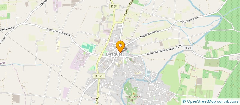 localisation de l'entreprise NICOLAS-EXPEDITIONS  EYRAGUES