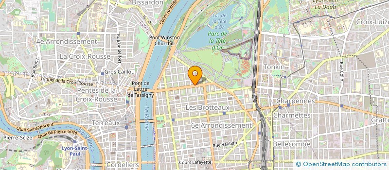 localisation de l'entreprise NICOLAS FALCOZ, NICOLAS COMTE ET SANDRINE COMTE NOTAIRES ASSOCIES à LYON