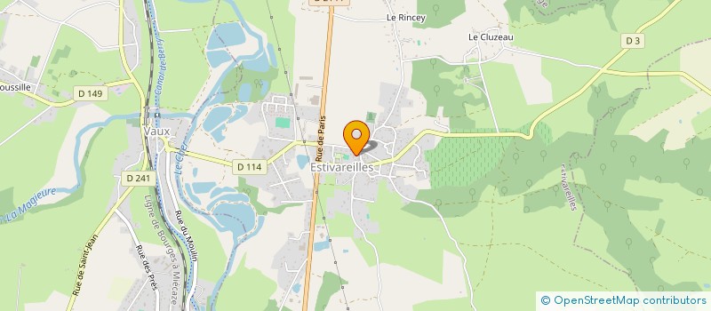 localisation de l'entreprise NICOLAS FONTVIEILLE CARRELAGE  ESTIVAREILLES