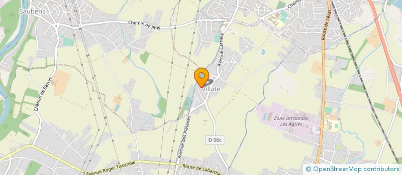 localisation de l'entreprise NICOLAS FOURCADE à VILLATE