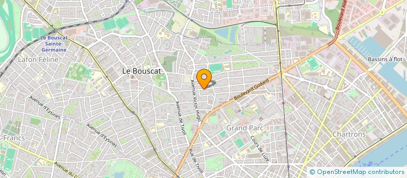 localisation de l'entreprise NICOLAS FRAIKIN (SARL) à LE BOUSCAT