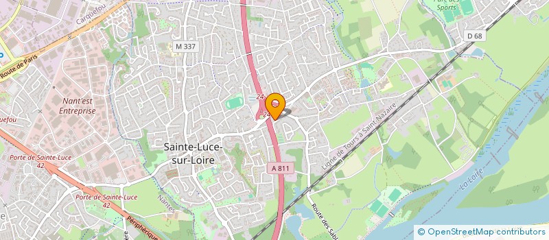 localisation de l'entreprise NICOLAS GAMELIN DECO  SAINTE-LUCE-SUR-LOIRE