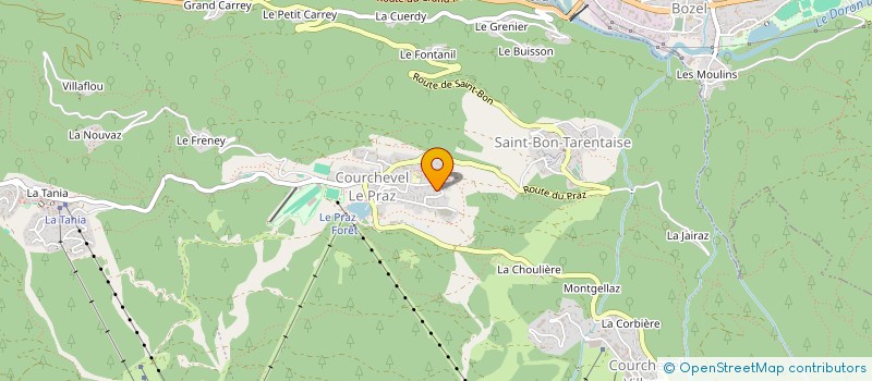 localisation de l'entreprise NICOLAS GAULIN PARTICIPATIONS à COURCHEVEL