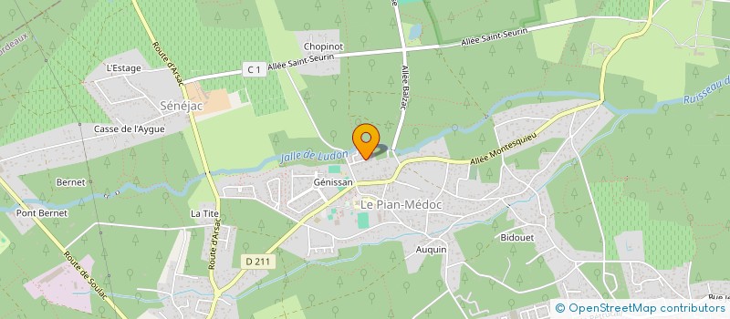 localisation de l'entreprise NICOLAS GRANGER CONSEIL ET INVESTISSEMENT  LE PIAN-MEDOC