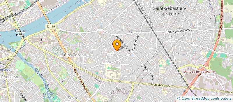 localisation de l'entreprise NICOLAS GUIET  SAINT-SEBASTIEN-SUR-LOIRE