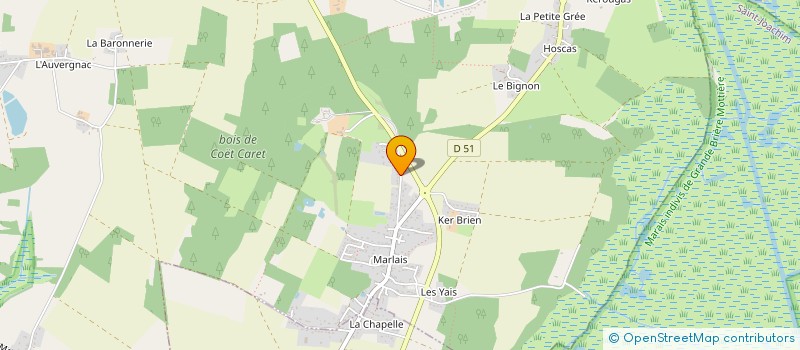 localisation de l'entreprise NICOLAS HELIN à HERBIGNAC