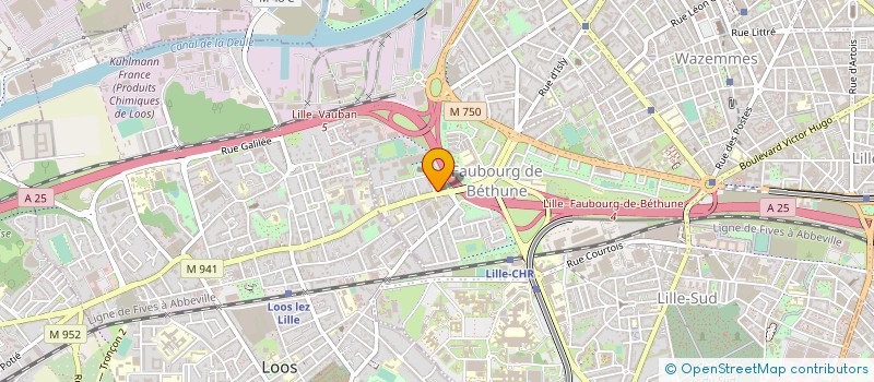 localisation de l'entreprise NICOLAS HOUTTE à LILLE
