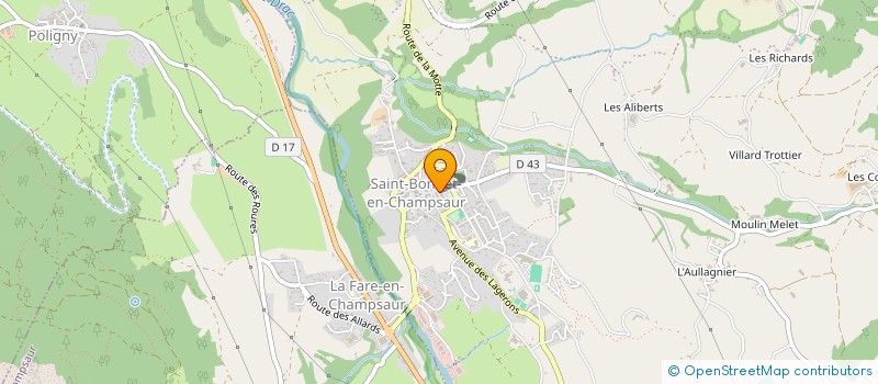 localisation de l'entreprise NICOLAS IMMOBILIER à SAINT-BONNET-EN-CHAMPSAUR