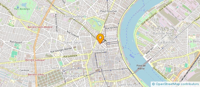 localisation de l'entreprise NICOLAS IMMOBILIER  BORDEAUX