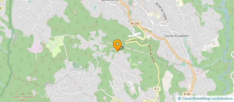 localisation de l'entreprise NICOLAS IMMOBILIER à SAINT-PAUL-DE-VENCE