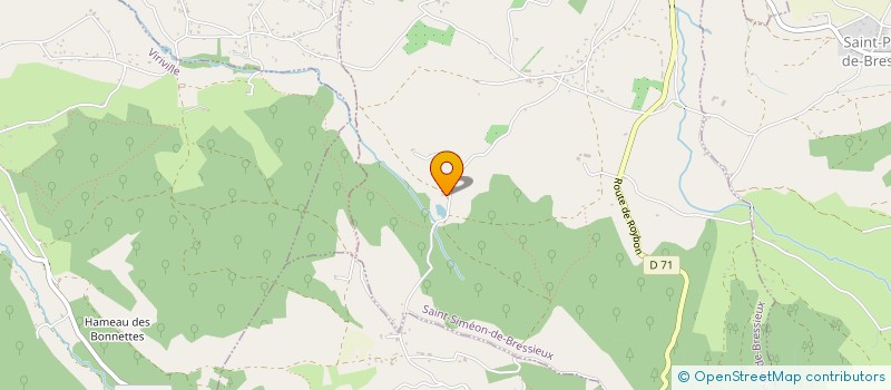 localisation de l'entreprise NICOLAS INVEST  SAINT-SIMEON-DE-BRESSIEUX