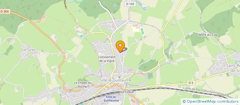 localisation de l'entreprise NICOLAS JARDIN ASSURANCES  SILLE-LE-GUILLAUME
