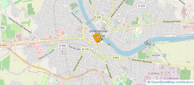 localisation de l'entreprise NICOLAS JUNIORS  VILLENEUVE-SUR-LOT