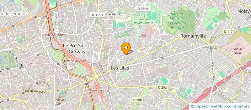 localisation de l'entreprise NICOLAS JURNJACK à LES LILAS