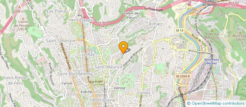 localisation de l'entreprise NICOLAS LAVERIE - NOVEMBRE à NICE