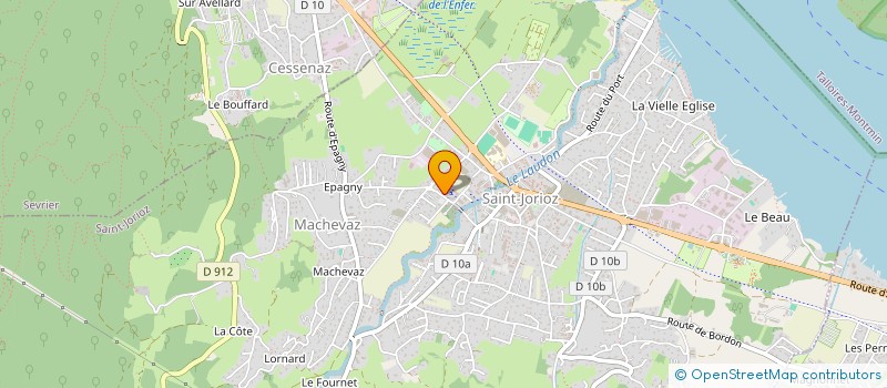 localisation de l'entreprise NICOLAS LE MENUISIER  SAINT-JORIOZ
