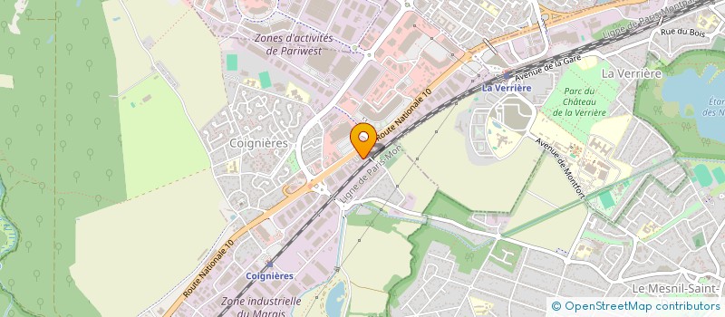 localisation de l'entreprise NICOLAS LECLERC  COIGNIERES