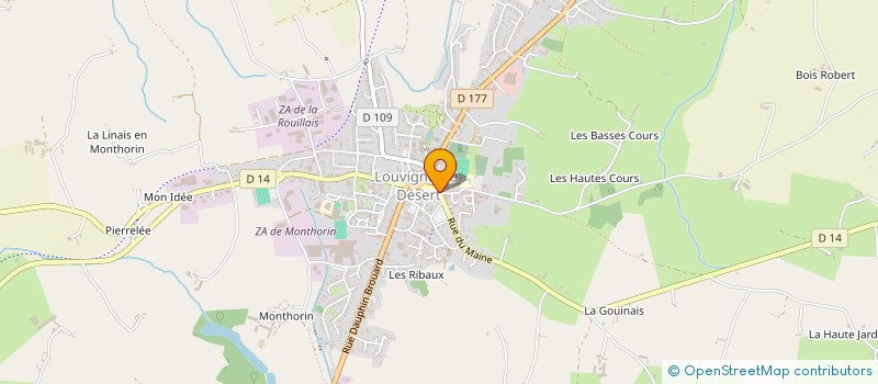 localisation de l'entreprise NICOLAS LEPAGE, NOTAIRE ASSOCIE  LOUVIGNE-DU-DESERT