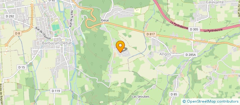 localisation de l'entreprise NICOLAS LLURDA  BARBAZAN-DEBAT