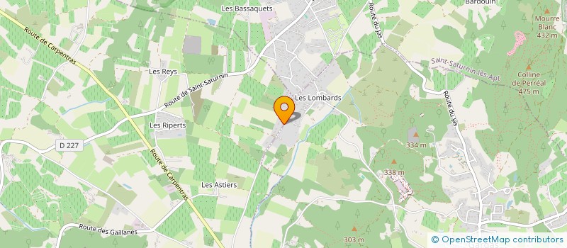 localisation de l'entreprise NICOLAS MACONNERIE à ROUSSILLON