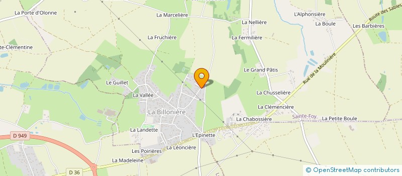 localisation de l'entreprise NICOLAS MALLIE AGENCEMENT à SAINTE-FOY