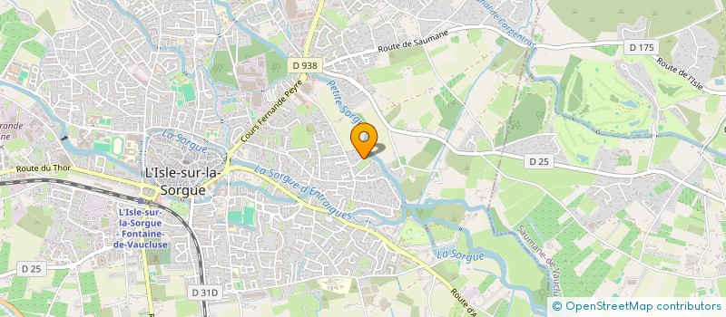 localisation de l'entreprise NICOLAS MANNI  L'ISLE-SUR-LA-SORGUE