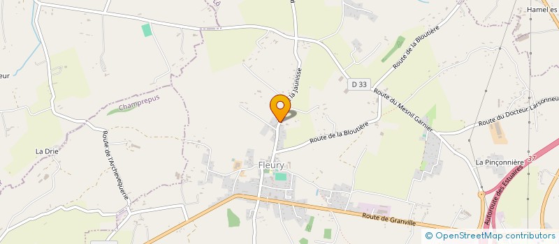 localisation de l'entreprise NICOLAS MARIE CARRELAGE  FLEURY