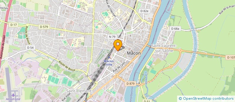 localisation de l'entreprise NICOLAS MAUCLERT  MACON
