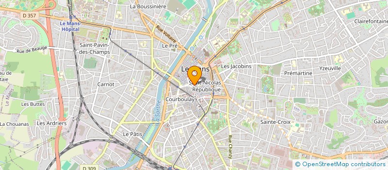 localisation de l'entreprise NICOLAS MAURICE ARCHITECTE  LE MANS